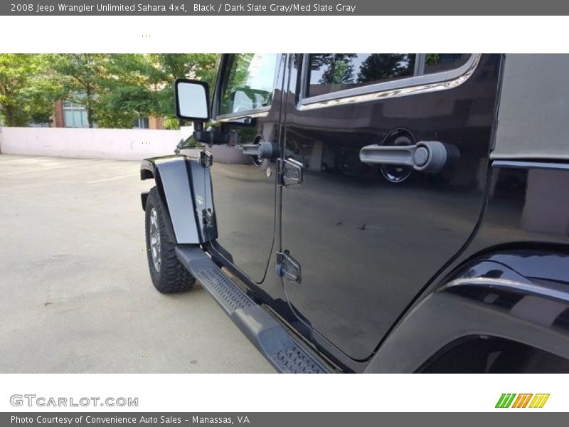 Black / Dark Slate Gray/Med Slate Gray 2008 Jeep Wrangler Unlimited Sahara 4x4