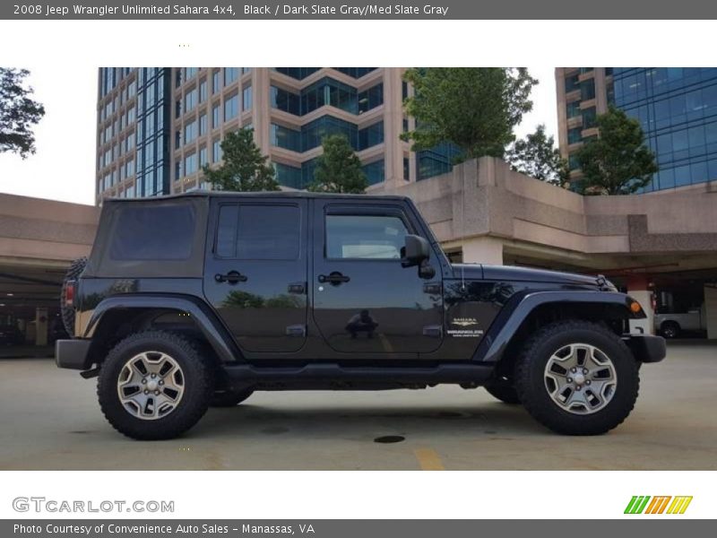 Black / Dark Slate Gray/Med Slate Gray 2008 Jeep Wrangler Unlimited Sahara 4x4