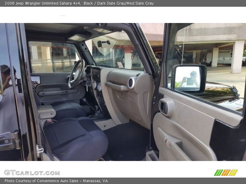 Black / Dark Slate Gray/Med Slate Gray 2008 Jeep Wrangler Unlimited Sahara 4x4