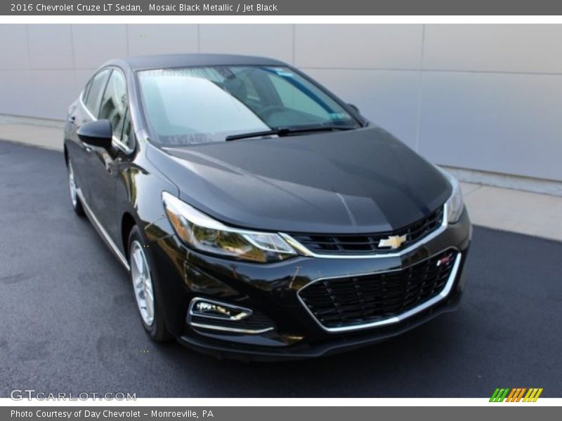 Mosaic Black Metallic / Jet Black 2016 Chevrolet Cruze LT Sedan
