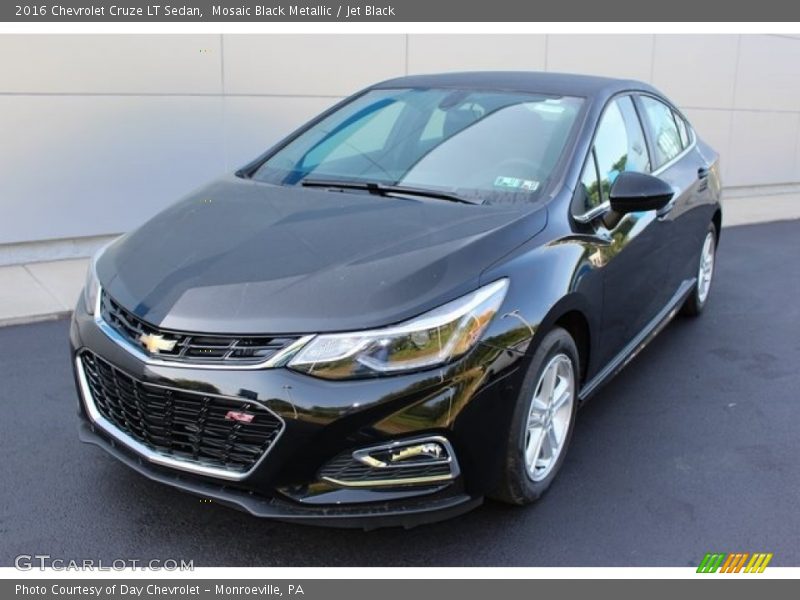Mosaic Black Metallic / Jet Black 2016 Chevrolet Cruze LT Sedan
