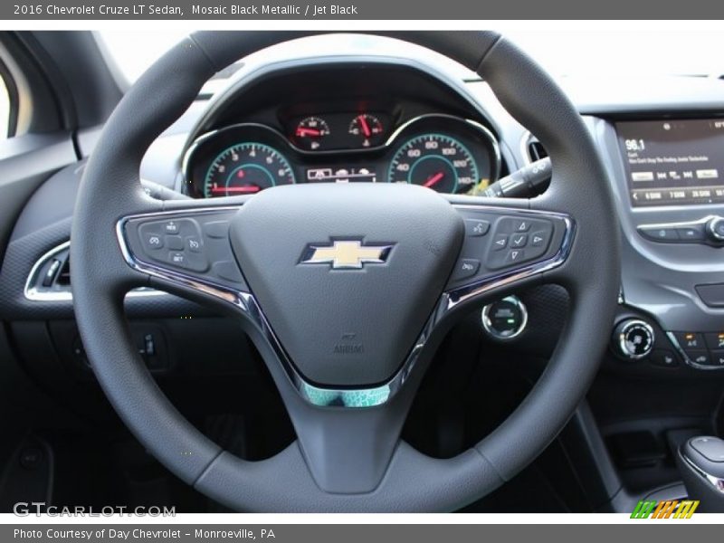 Mosaic Black Metallic / Jet Black 2016 Chevrolet Cruze LT Sedan
