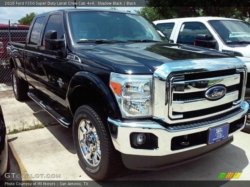 Shadow Black / Black 2016 Ford F350 Super Duty Lariat Crew Cab 4x4