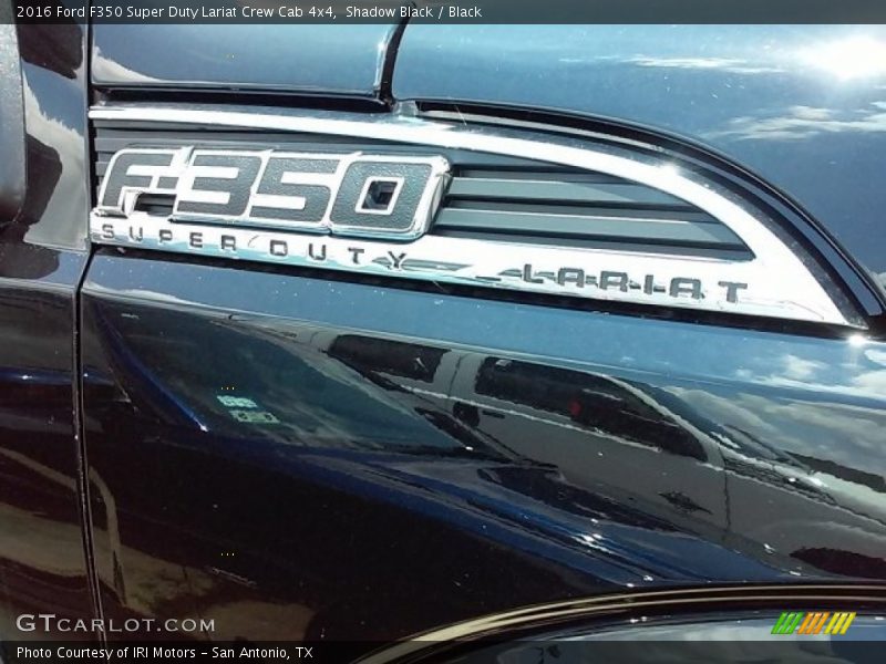 Shadow Black / Black 2016 Ford F350 Super Duty Lariat Crew Cab 4x4