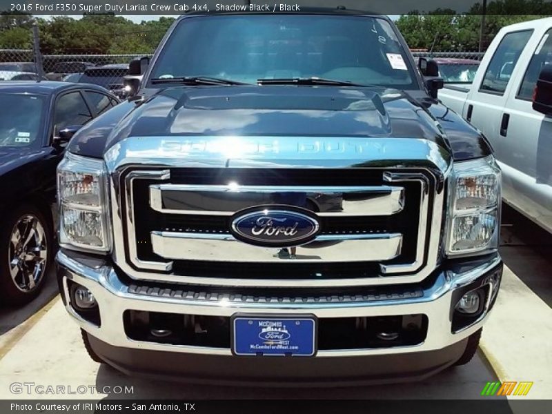 Shadow Black / Black 2016 Ford F350 Super Duty Lariat Crew Cab 4x4