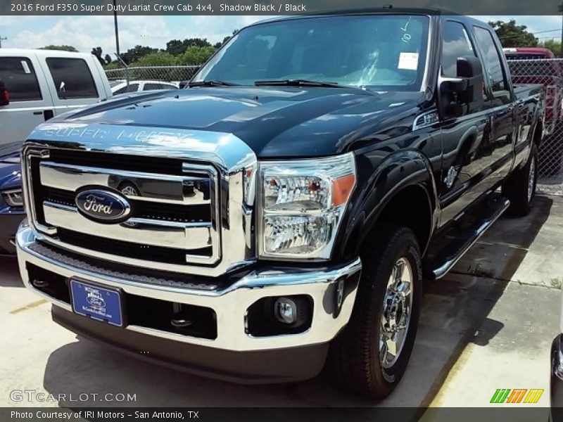 Shadow Black / Black 2016 Ford F350 Super Duty Lariat Crew Cab 4x4