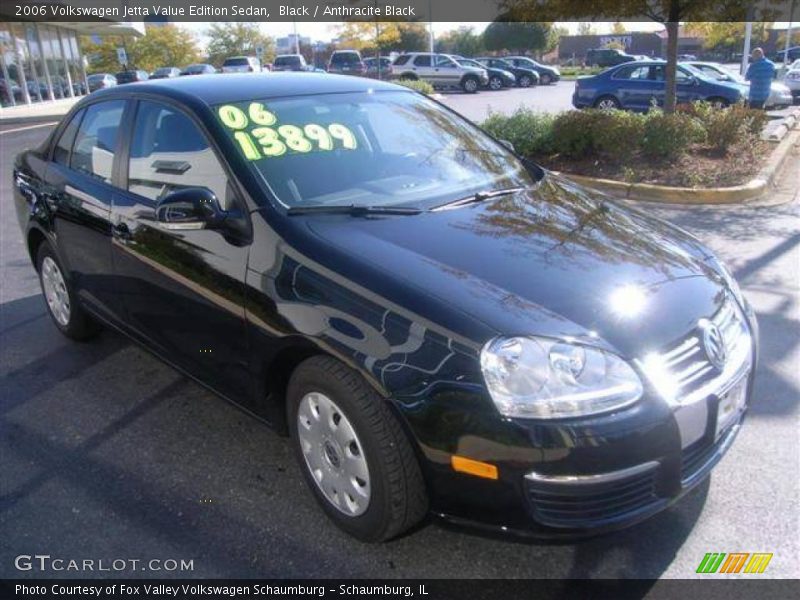 Black / Anthracite Black 2006 Volkswagen Jetta Value Edition Sedan