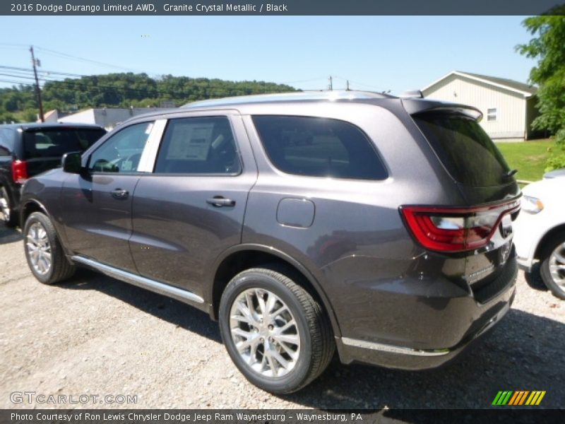 Granite Crystal Metallic / Black 2016 Dodge Durango Limited AWD