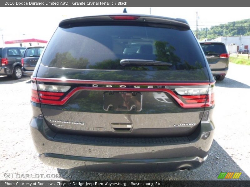 Granite Crystal Metallic / Black 2016 Dodge Durango Limited AWD