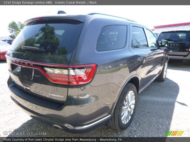 Granite Crystal Metallic / Black 2016 Dodge Durango Limited AWD