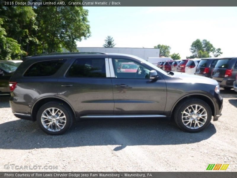 Granite Crystal Metallic / Black 2016 Dodge Durango Limited AWD