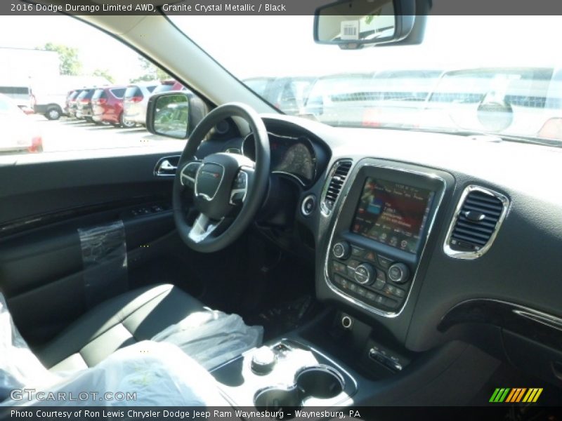 Granite Crystal Metallic / Black 2016 Dodge Durango Limited AWD