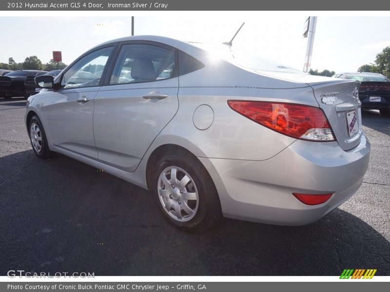 Ironman Silver / Gray 2012 Hyundai Accent GLS 4 Door