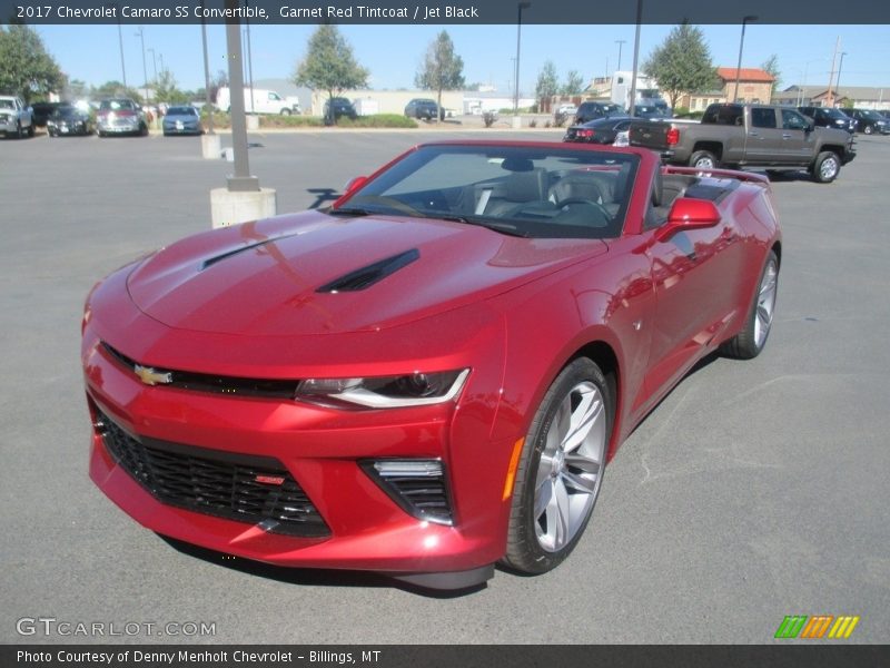 Garnet Red Tintcoat / Jet Black 2017 Chevrolet Camaro SS Convertible