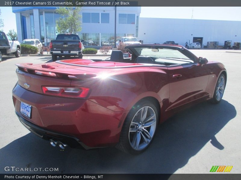 Garnet Red Tintcoat / Jet Black 2017 Chevrolet Camaro SS Convertible