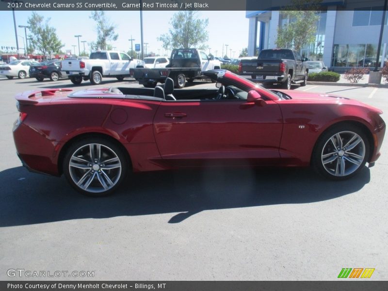 Garnet Red Tintcoat / Jet Black 2017 Chevrolet Camaro SS Convertible