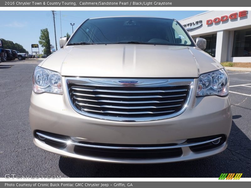 Cashmere/Sandstone Pearl / Black/Light Graystone 2016 Chrysler Town & Country Touring