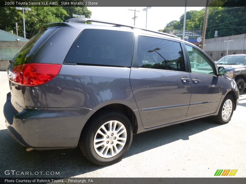 Slate Metallic / Stone 2008 Toyota Sienna XLE AWD