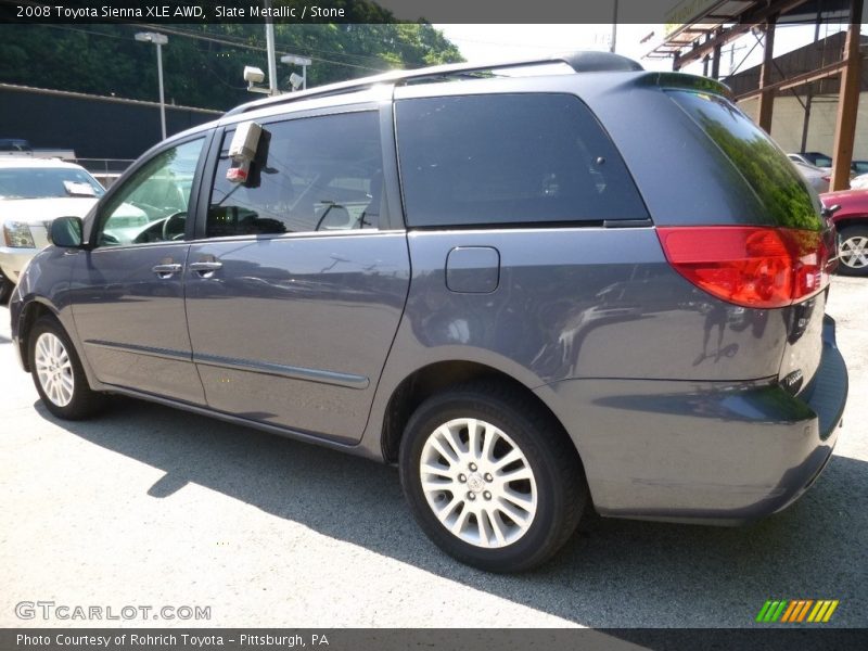 Slate Metallic / Stone 2008 Toyota Sienna XLE AWD