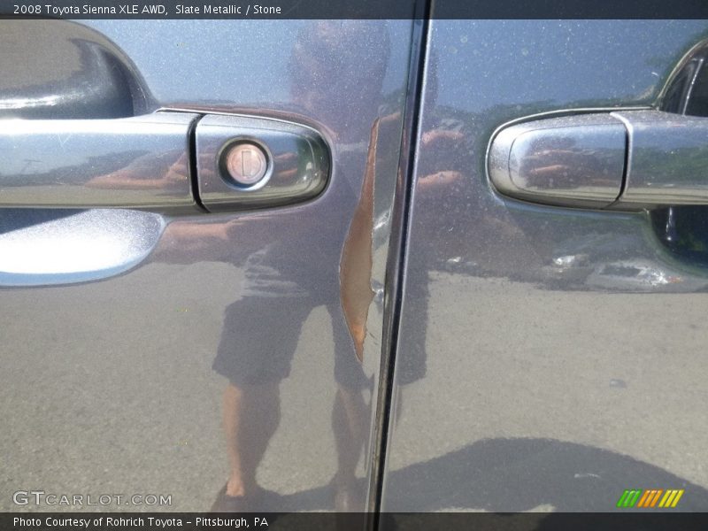 Slate Metallic / Stone 2008 Toyota Sienna XLE AWD