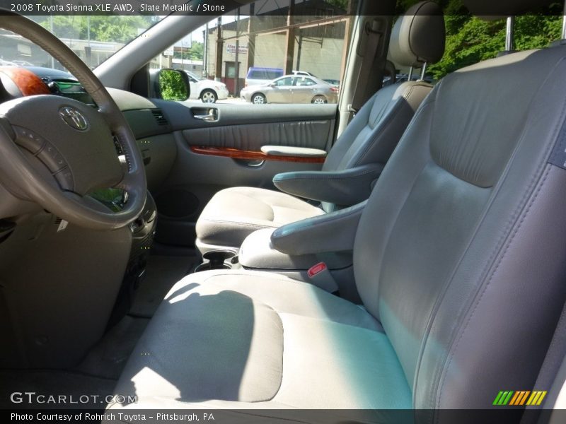 Slate Metallic / Stone 2008 Toyota Sienna XLE AWD