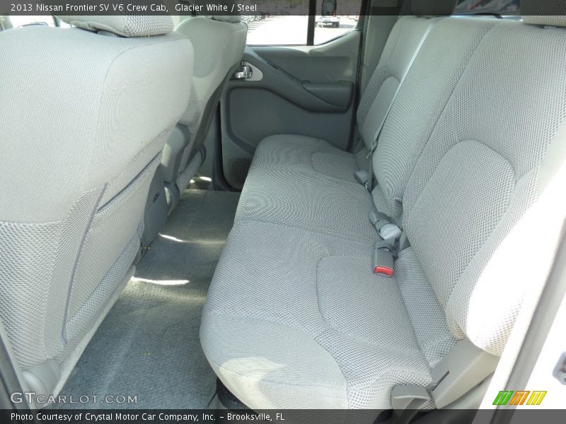 Glacier White / Steel 2013 Nissan Frontier SV V6 Crew Cab