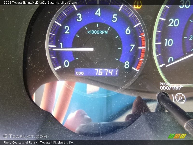 Slate Metallic / Stone 2008 Toyota Sienna XLE AWD