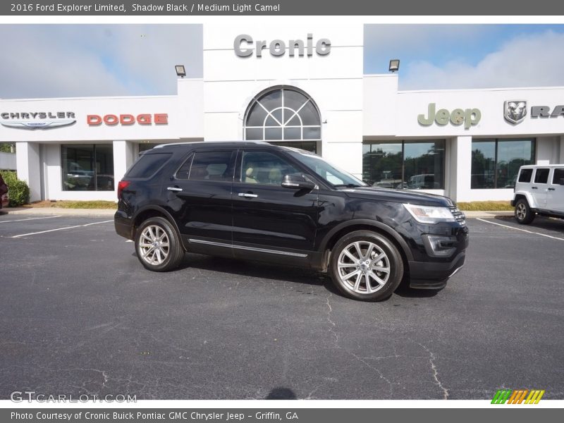 Shadow Black / Medium Light Camel 2016 Ford Explorer Limited