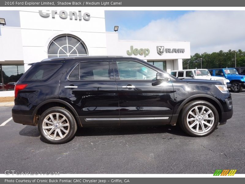 Shadow Black / Medium Light Camel 2016 Ford Explorer Limited