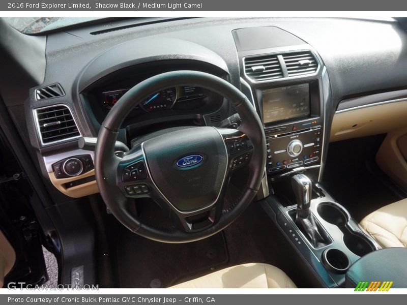 Shadow Black / Medium Light Camel 2016 Ford Explorer Limited