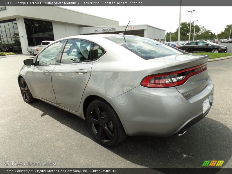 Billet Silver Metallic / Black/Light Tungsten Accent Stitching 2015 Dodge Dart SXT