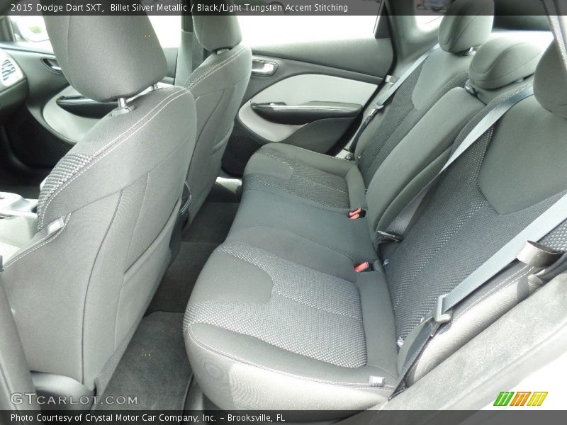Billet Silver Metallic / Black/Light Tungsten Accent Stitching 2015 Dodge Dart SXT