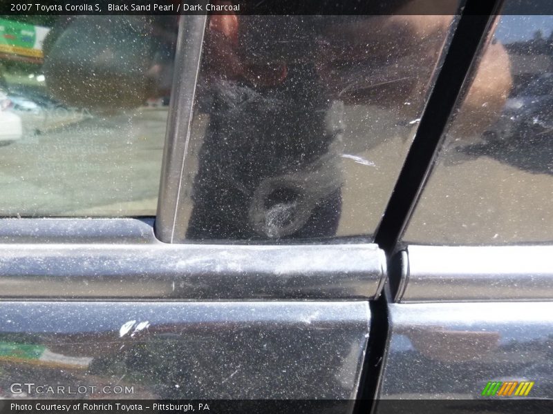 Black Sand Pearl / Dark Charcoal 2007 Toyota Corolla S
