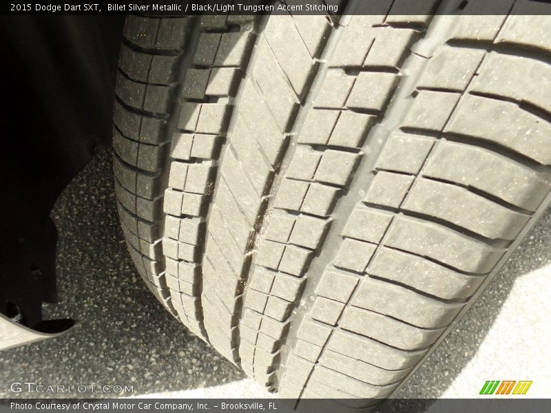 Billet Silver Metallic / Black/Light Tungsten Accent Stitching 2015 Dodge Dart SXT