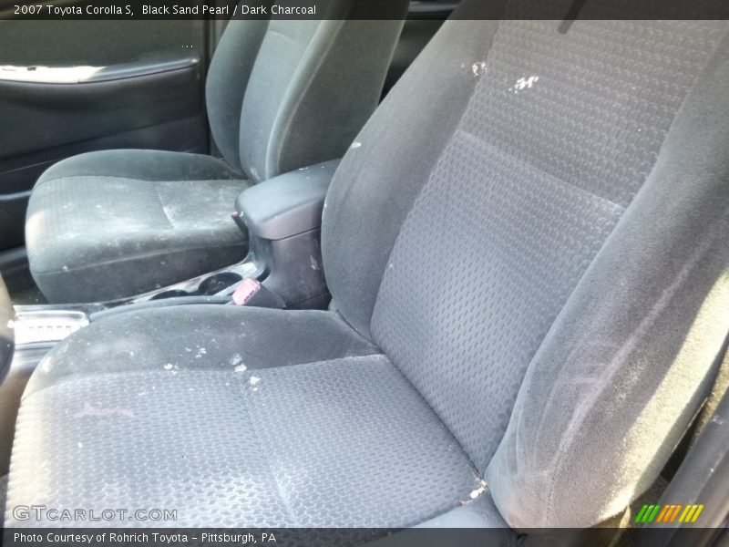 Black Sand Pearl / Dark Charcoal 2007 Toyota Corolla S