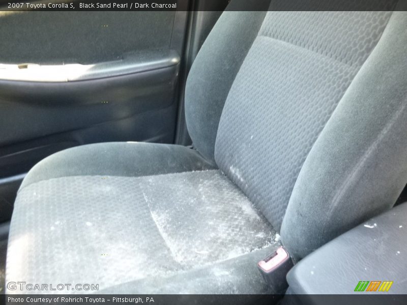 Black Sand Pearl / Dark Charcoal 2007 Toyota Corolla S