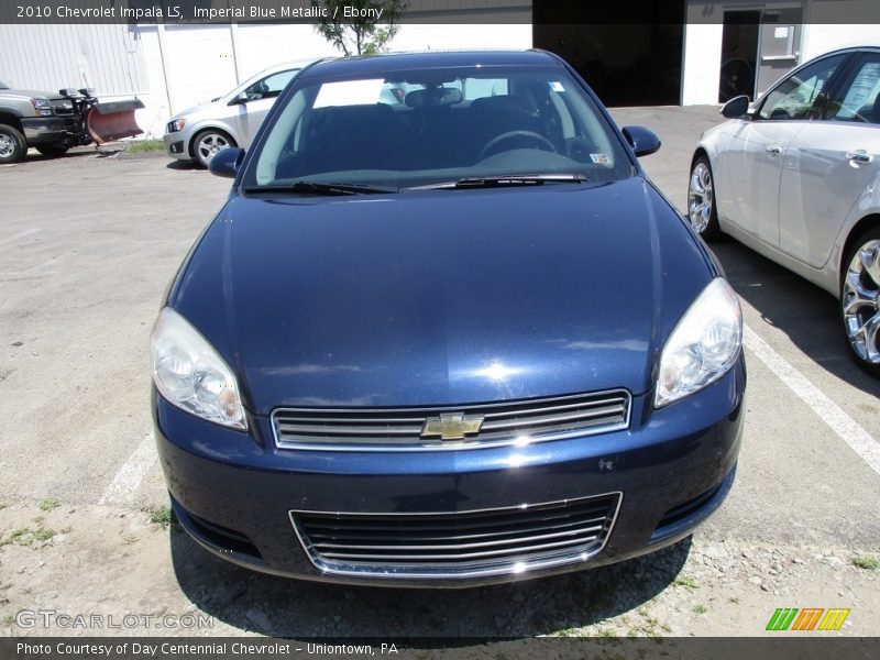 Imperial Blue Metallic / Ebony 2010 Chevrolet Impala LS