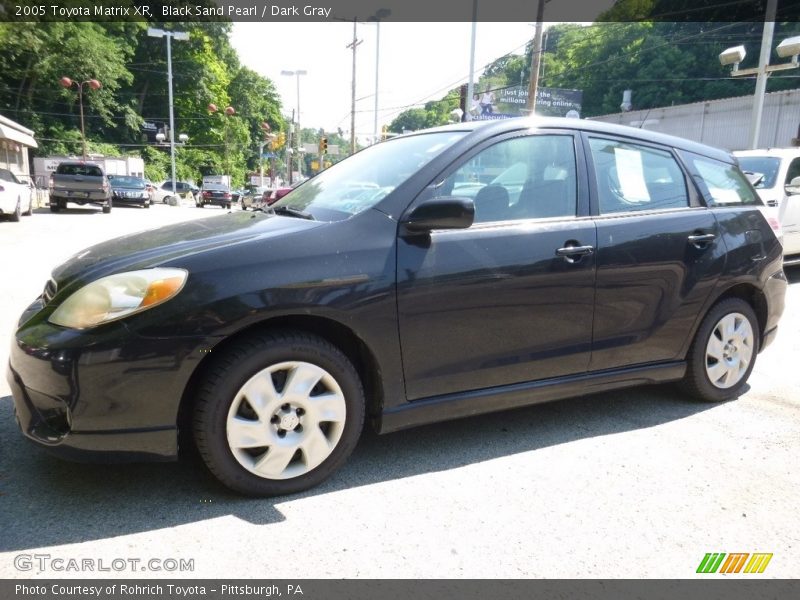 Black Sand Pearl / Dark Gray 2005 Toyota Matrix XR