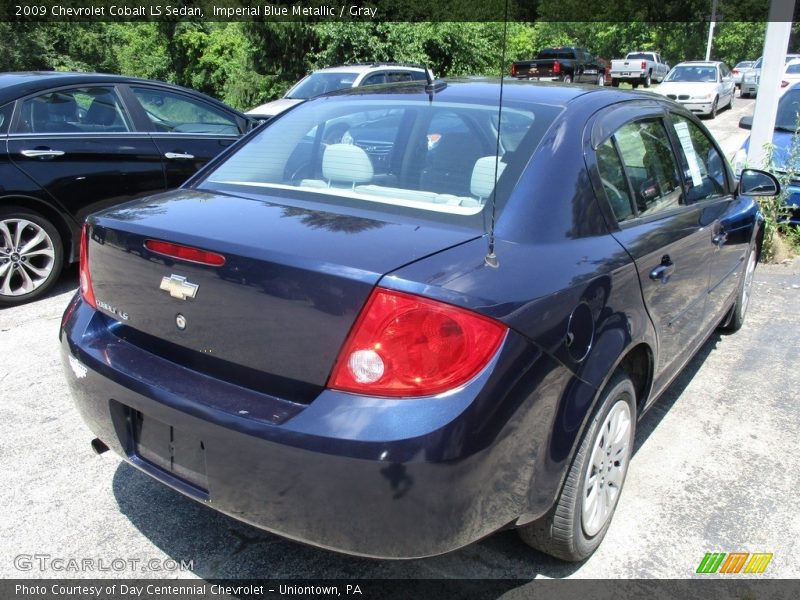 Imperial Blue Metallic / Gray 2009 Chevrolet Cobalt LS Sedan