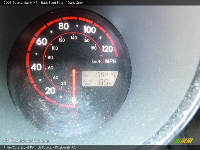 Black Sand Pearl / Dark Gray 2005 Toyota Matrix XR