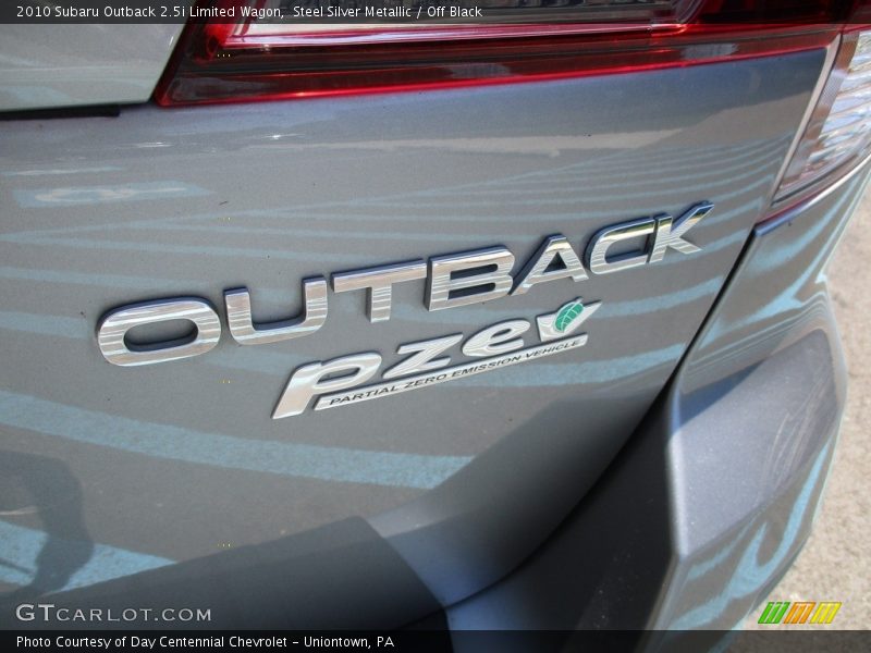 Steel Silver Metallic / Off Black 2010 Subaru Outback 2.5i Limited Wagon