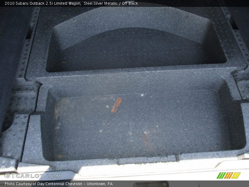 Steel Silver Metallic / Off Black 2010 Subaru Outback 2.5i Limited Wagon