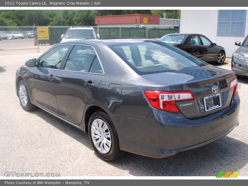 Magnetic Gray Metallic / Ash 2013 Toyota Camry LE