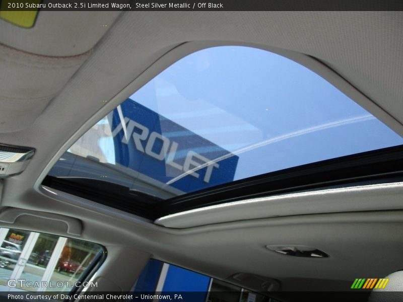 Steel Silver Metallic / Off Black 2010 Subaru Outback 2.5i Limited Wagon