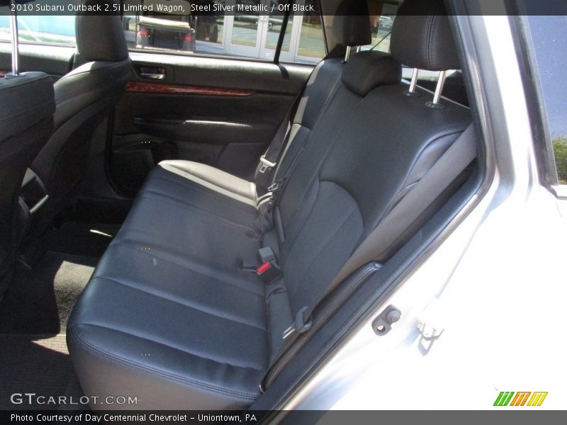 Steel Silver Metallic / Off Black 2010 Subaru Outback 2.5i Limited Wagon