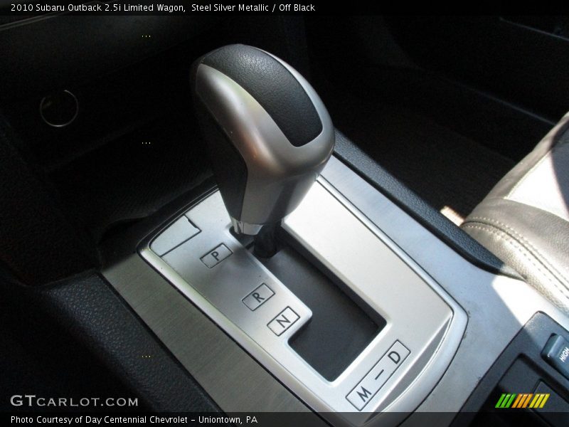 Steel Silver Metallic / Off Black 2010 Subaru Outback 2.5i Limited Wagon