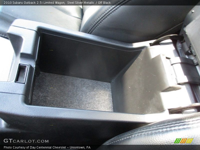 Steel Silver Metallic / Off Black 2010 Subaru Outback 2.5i Limited Wagon