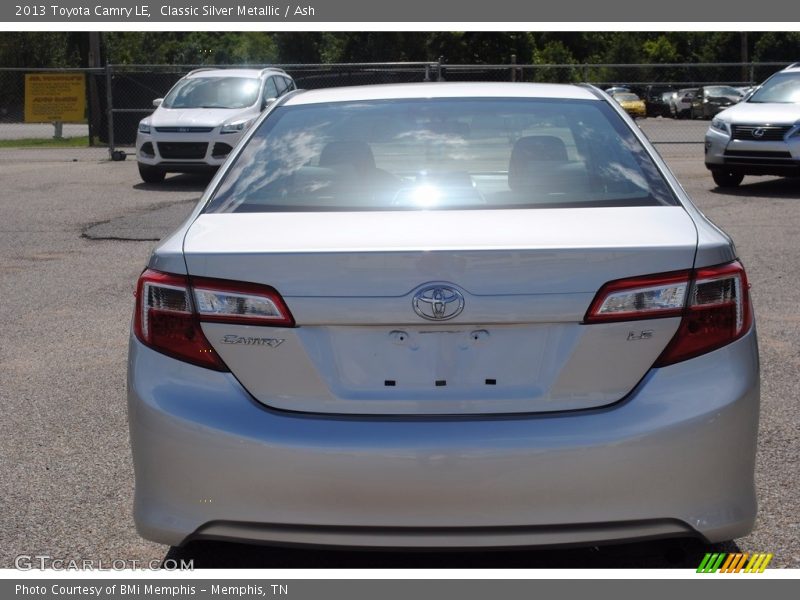 Classic Silver Metallic / Ash 2013 Toyota Camry LE