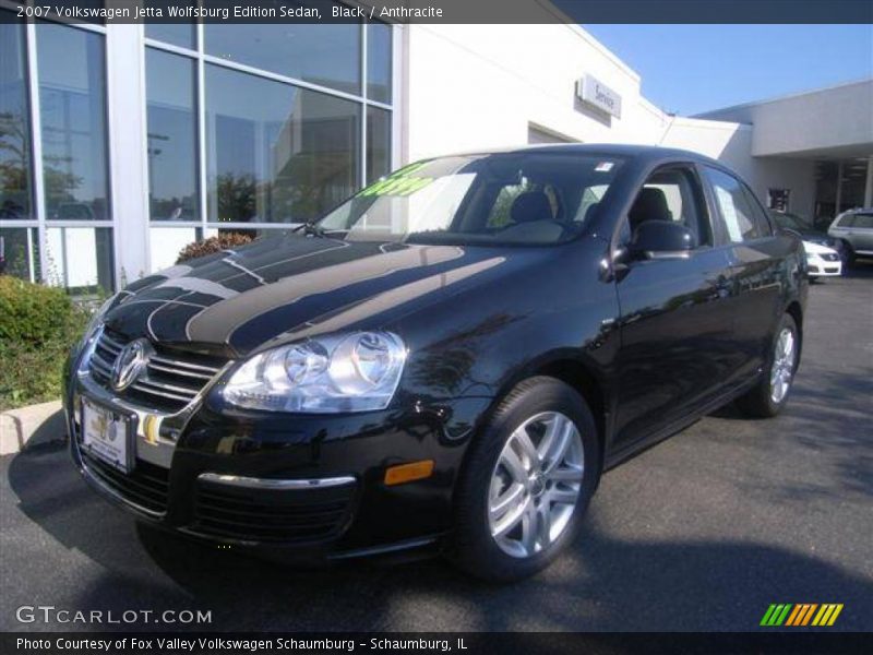 Black / Anthracite 2007 Volkswagen Jetta Wolfsburg Edition Sedan