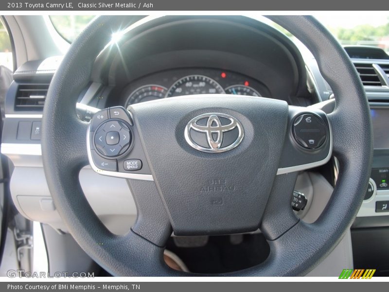 Classic Silver Metallic / Ash 2013 Toyota Camry LE